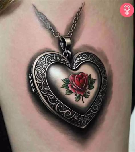 seka black a modern romance|8 Heart Locket Tattoo Ideas That Unlock The Secrets Of Love.